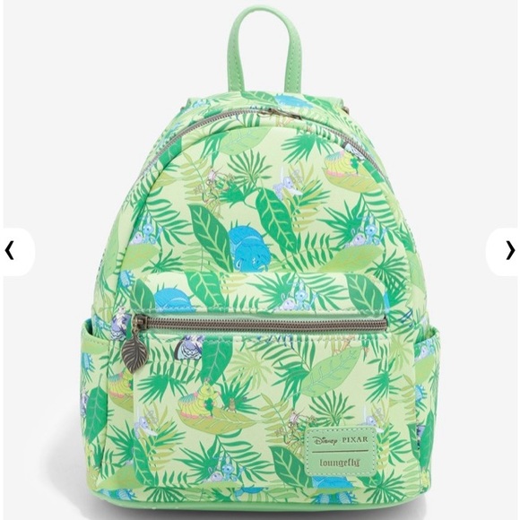 LOUNGEFLY DISNEY PIXAR A Bug’s Life MINI BACKPACK, CARDHOLDER & ENAMEL PINS! - Picture 2 of 13